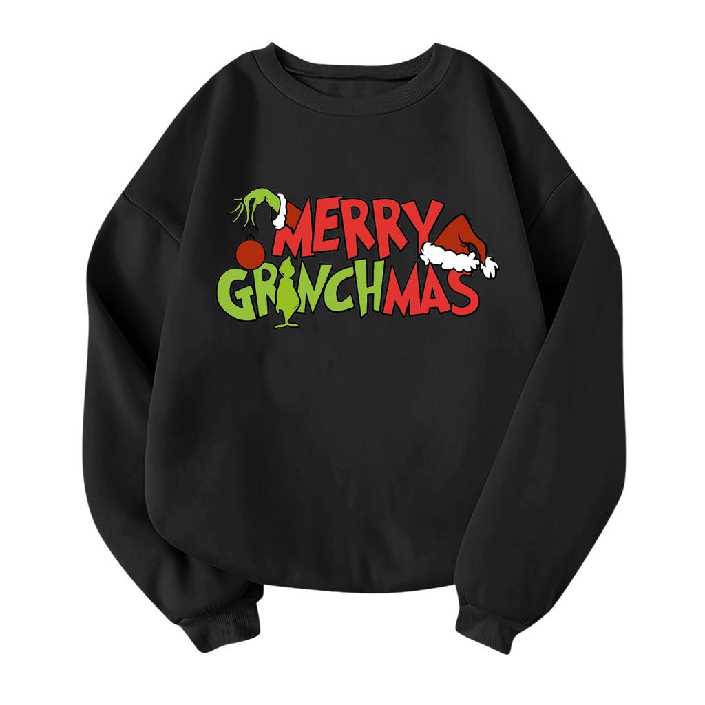 Children's Fashionable Lightweight Long-sleeved Round Neck Pullover With Pockets Printed Pullover