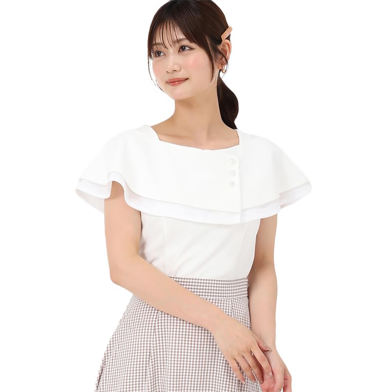 

Кейп Mishmash Spring с асимметричным белым принтом «Жемчуг», Женственный, Для свидания, белый