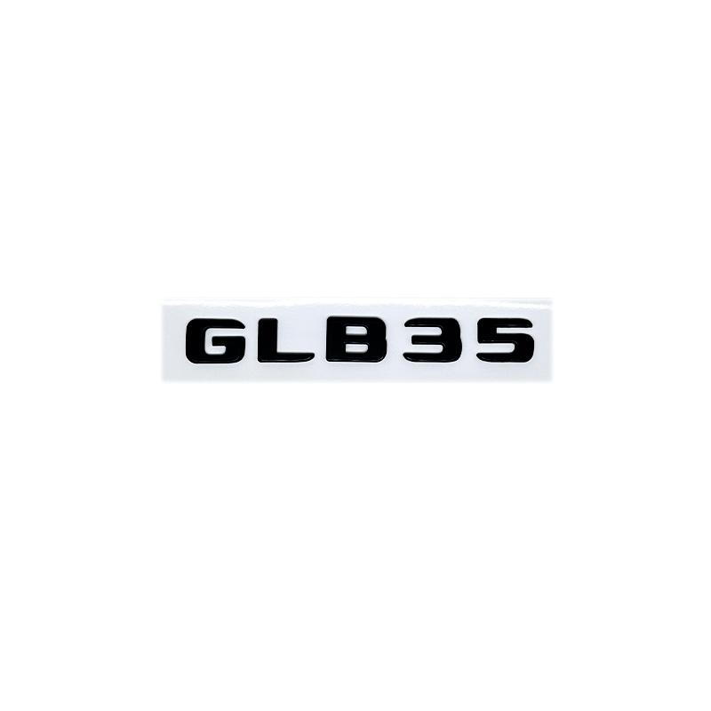 

3D ABS Black Logo GLB35 Letters Turbo 4matic Emblem AMG Badge Car Rear Star Sticker For Mercedes Benz GLB35 AMG X247 Accessories