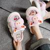 Women's and Men's Cute Silent Indoor Non-slip Cotton Linen Slippers: Four-Season Sweat-absorbent Comfort