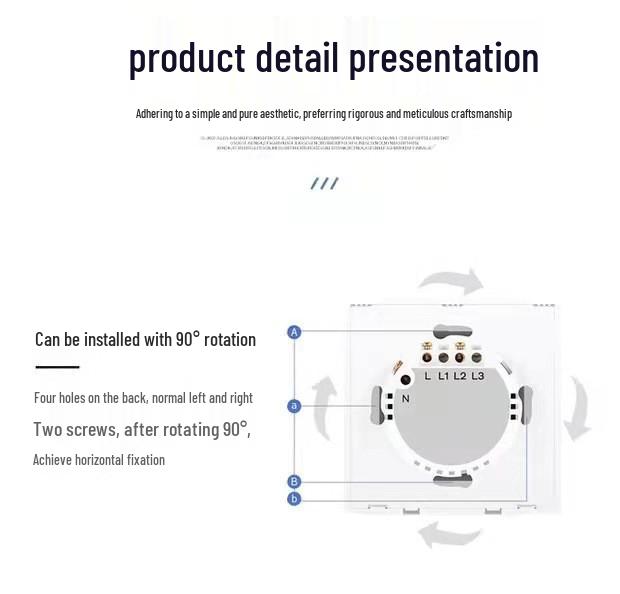 European Touch Smart WiFi Switch with Siri Voice & RF Remote Control - Mobile App & Timer Compatible