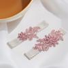 2 pezzi di giarrettiere da sposa europee americane, cintura in pizzo color caramella, stile occidentale, accessori per matrimoni, anelli elastici per le gambe da donna