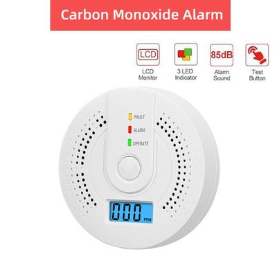Sesli Karbon Monoksit Dedektörü LED Dijital Ekran CO Sensörü Bağımsız CO Gaz Monitörü Ofis