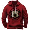 Vintage Hoodie Route 66 3d Print Hoodies Fashion Hoodies Sweatshirts Boy Women Sweats Men's Tracksuits Men Women Clothes Hoodies