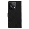 For Xiaomi Redmi Note 13 5G Phone Case Ethnic Style Imprinted Flower Pattern Leather Cover