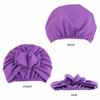 Women Bowknot Turban Elastic Beanies Pleated Chemo Cap Hijab Muslim Headwear Stretch Hair Loss Head Cover Scarf Wrap Bonnet Hat