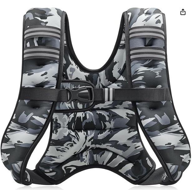 Verstellbare reflektierende Gewichtsweste für das Fitnesstraining