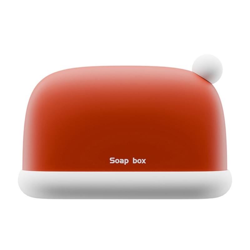 Travel Use Soap Dish With Drainage System Plastic Soap Container Box For Home Use and Business Trip Soap Organization
