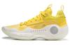 LiNing WOW 10 Low Die Stadt der Engel Dämpfung Rutschfest und Abriebfest Niedrig geschnittene Basketballschuhe Herren Gelb ABAS083-6