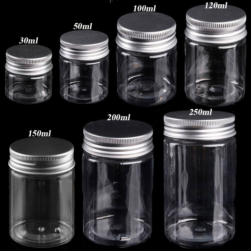 30-250ML Oil Wax Storage Bottle Tin Pot Empty Jar Aluminum Cap Container