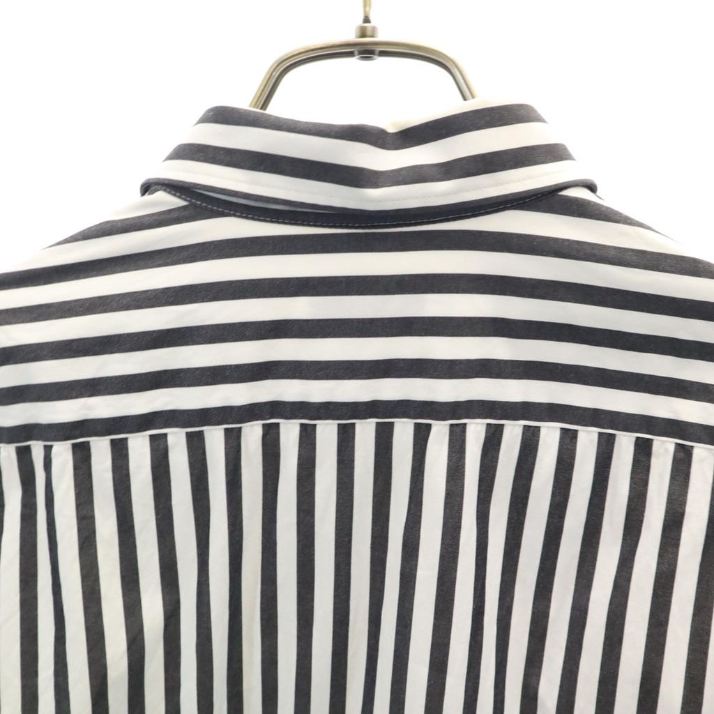 MACKINTOSH PHILOSOPHY Striped Pattern Long sleeve shirt 40 Gray Men's Used