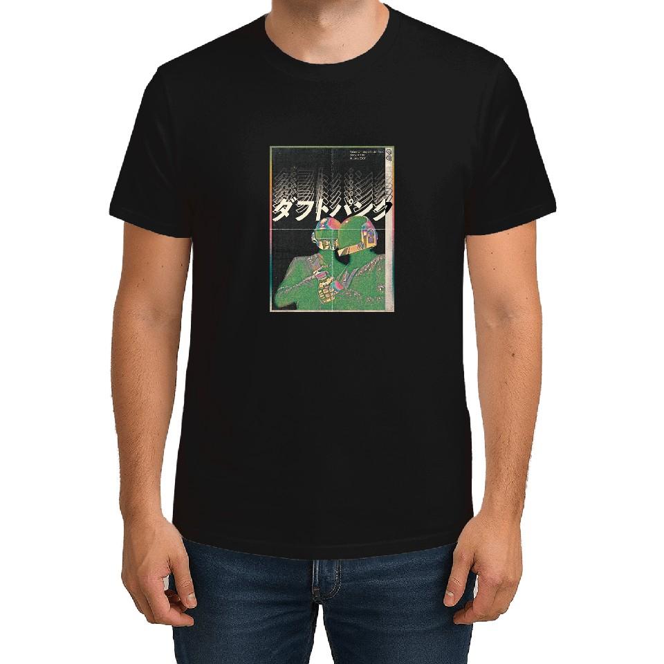 

Neon Daft Punk Japanese Style T-Shirts Heavyweight T-shirt Men s S