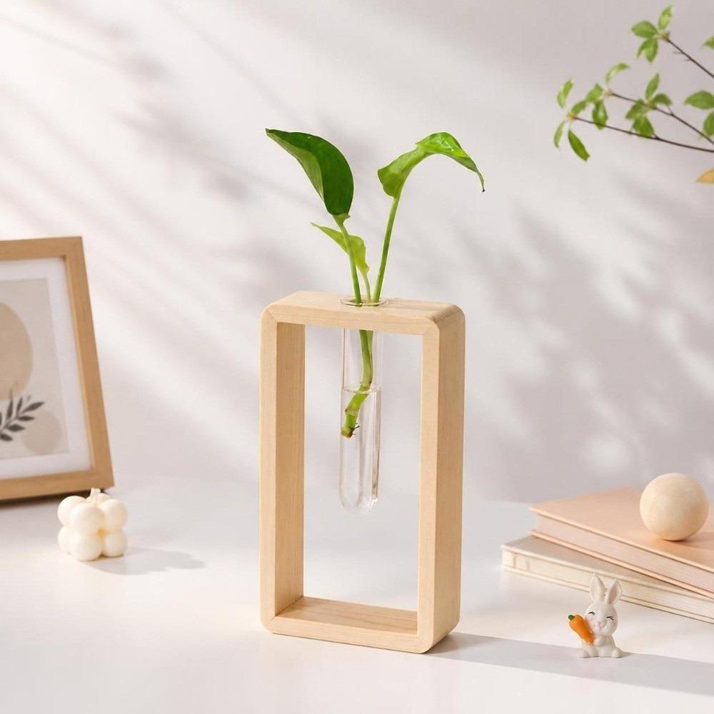 Home Decoration Glass Tube Vase Minimalist Flower Holder Hydroponic Flower Vase  Wedding Decoration