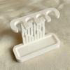 Plastic Toothbrush Head Holder 4 Slots Bathroom Storage Rack Electric Toothbrush Stand  Home Use