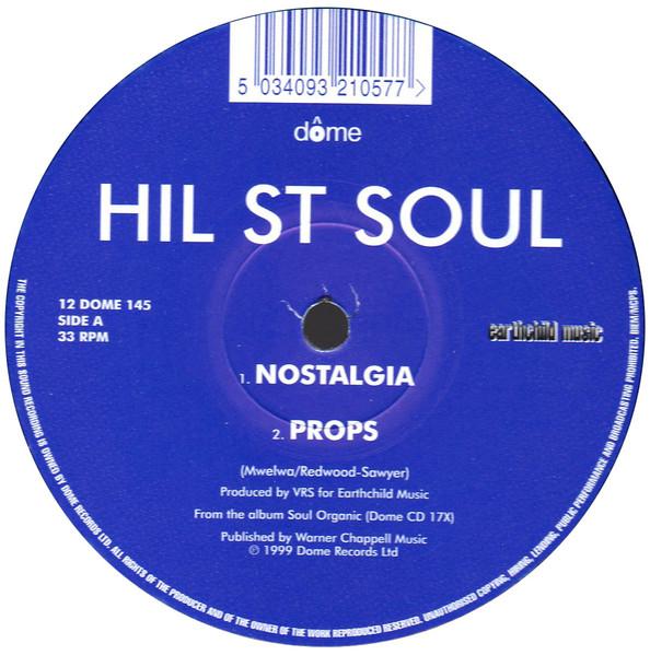 

12inch Record HIL ST SOUL - Nostalgia 12DOME145 Dome Records 2001 UK Soul/Funk Used