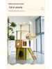 Multifunctional Cat Tree: Climbing Frame, Bed, Scratching Post, Jumping Platform, Large Villa, Capsule, Space-Saving