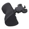 Breathable PU Leather Car Neck Support Pillow 180 Degree Adjustable Headrest For Fatigue Relief During  Long Trip