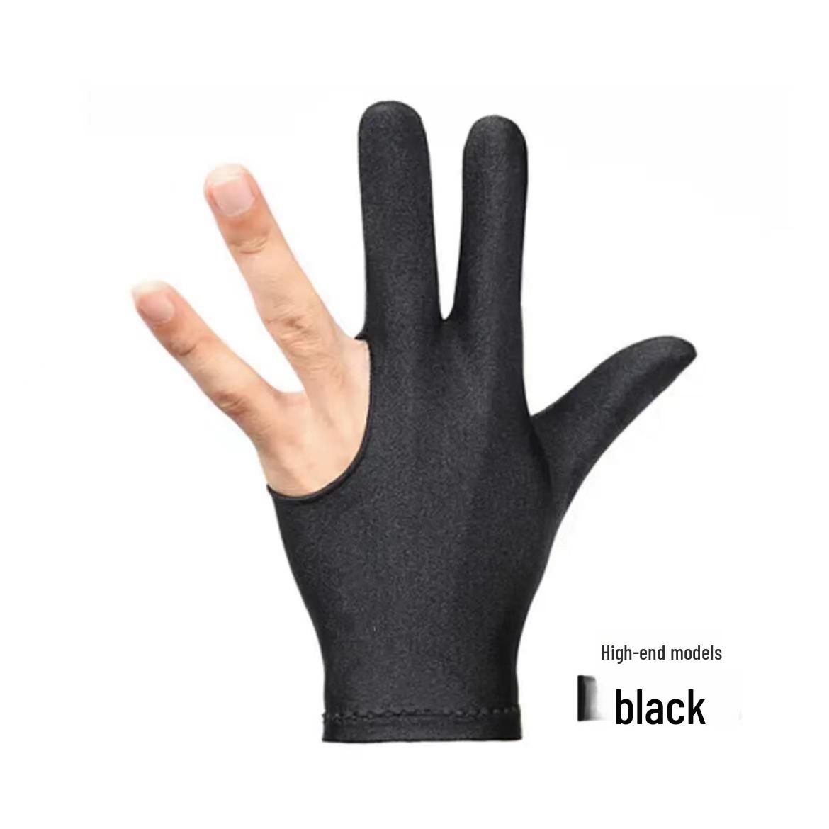

Professional Three-Finger Billiard Gloves - Breathable, Thin, Ambidextrous for Men & Women