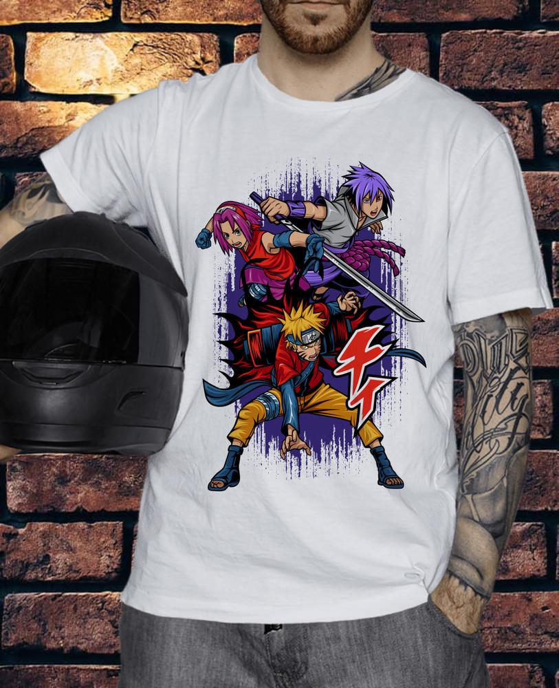 

Футболка Наруто Мадара Учиха Футболка Манга Стрип Аниме Манга Футболка Графическая Футболка M