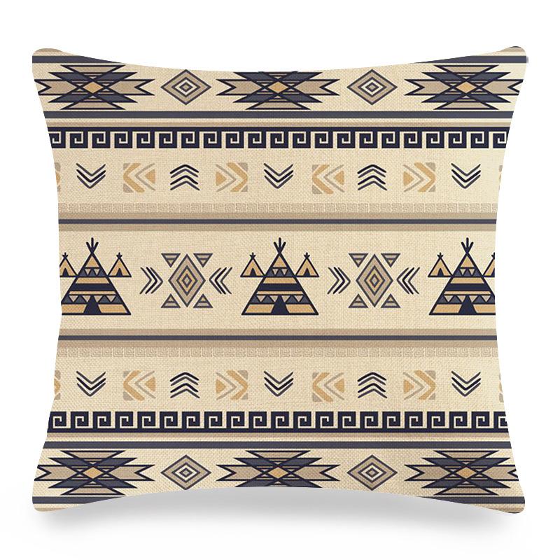 Smooth Geometric Abstraction Digital Printing Short Plush Pillow Covers For Car Sofa Office Cushion Cover Home Goods 60X60Cm