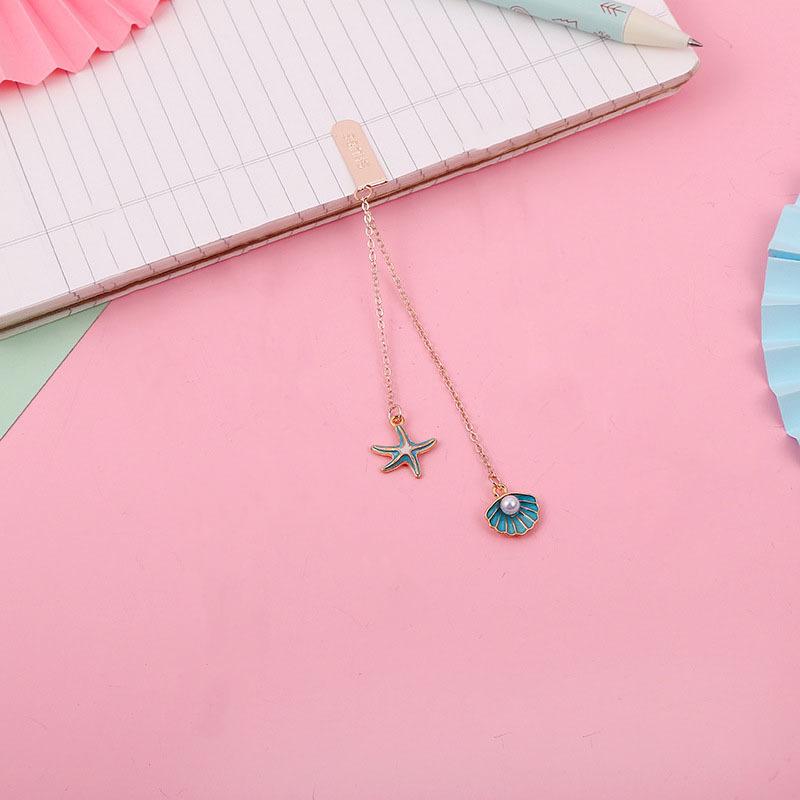 1 Piece Cartoon Mermaid School Office Supplies Gift Bookmarks Cute Kawaii Funny Stationery