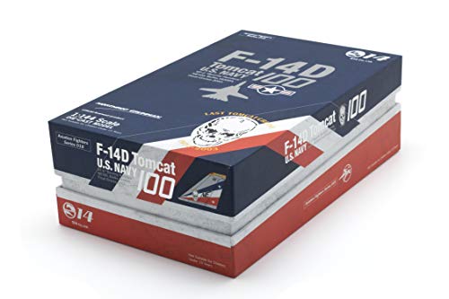

[Aviation Fighters] F-14D Super Tomcat #100, U.S. Navy 2nd Fighter Squadron Bounty Hunters, Final Flight, 2003, VF-2 NE100 BuNo. 163894, 1/144 Scale