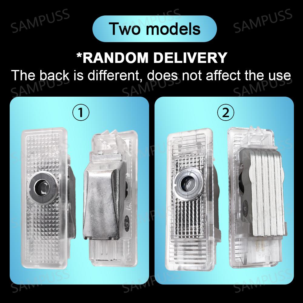 2Pcs LED Car HD Door Welcome Lights For BMW G11 G12 G30 G32 GO1 F45 F46 F48 F49 M3 M5 E60 E61 E63 E64 E65 E68