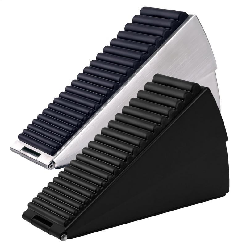 Heavy Duty Door Stopper Adjustable Spring Loaded Wedge for Bottom of Door Tall Non-Slip Door Stop for Home Office Dodgers