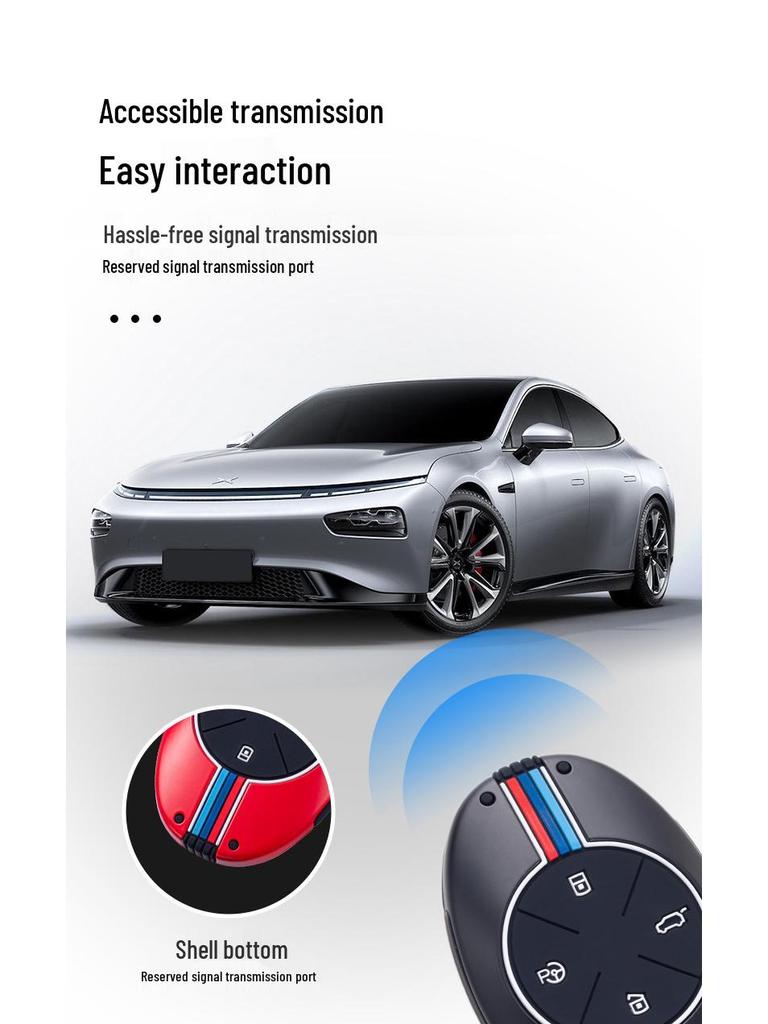 Xpeng P7/G3 Premium Car Key Case: 2021 Zinc Alloy Protective Shell