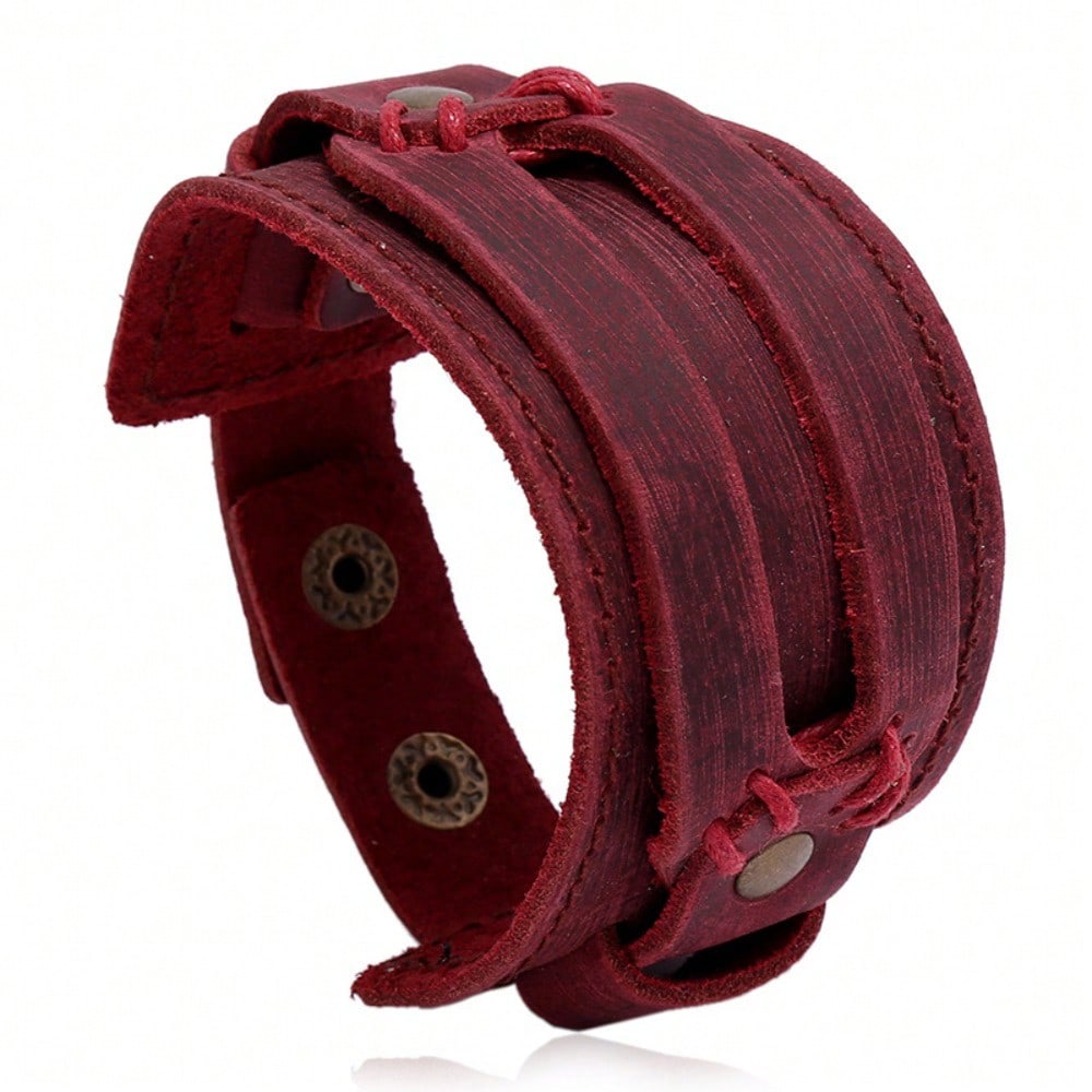 Accessoires Bracelet Style Punk Rétro Simple Multi-couches Bijoux Homme Bracelet Européen et Américain Style 4 multicolore