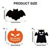 Wiederverwendbare Filz-Bestecktaschen Halloween-Themen-Besteckabdeckungen Süßigkeitentaschen Küchenutensilien-Set