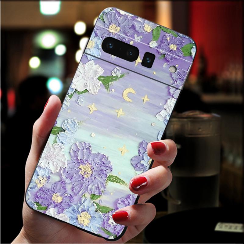 

Чехол для телефона с масляной живописью и цветком для Google Pixel 8 7 Pro 7A 7 6A 6 Pro Pixel 8A 4A 3A 4 XL Pixel 5 6 4 3 3A XL Google Pixel 6 Pro