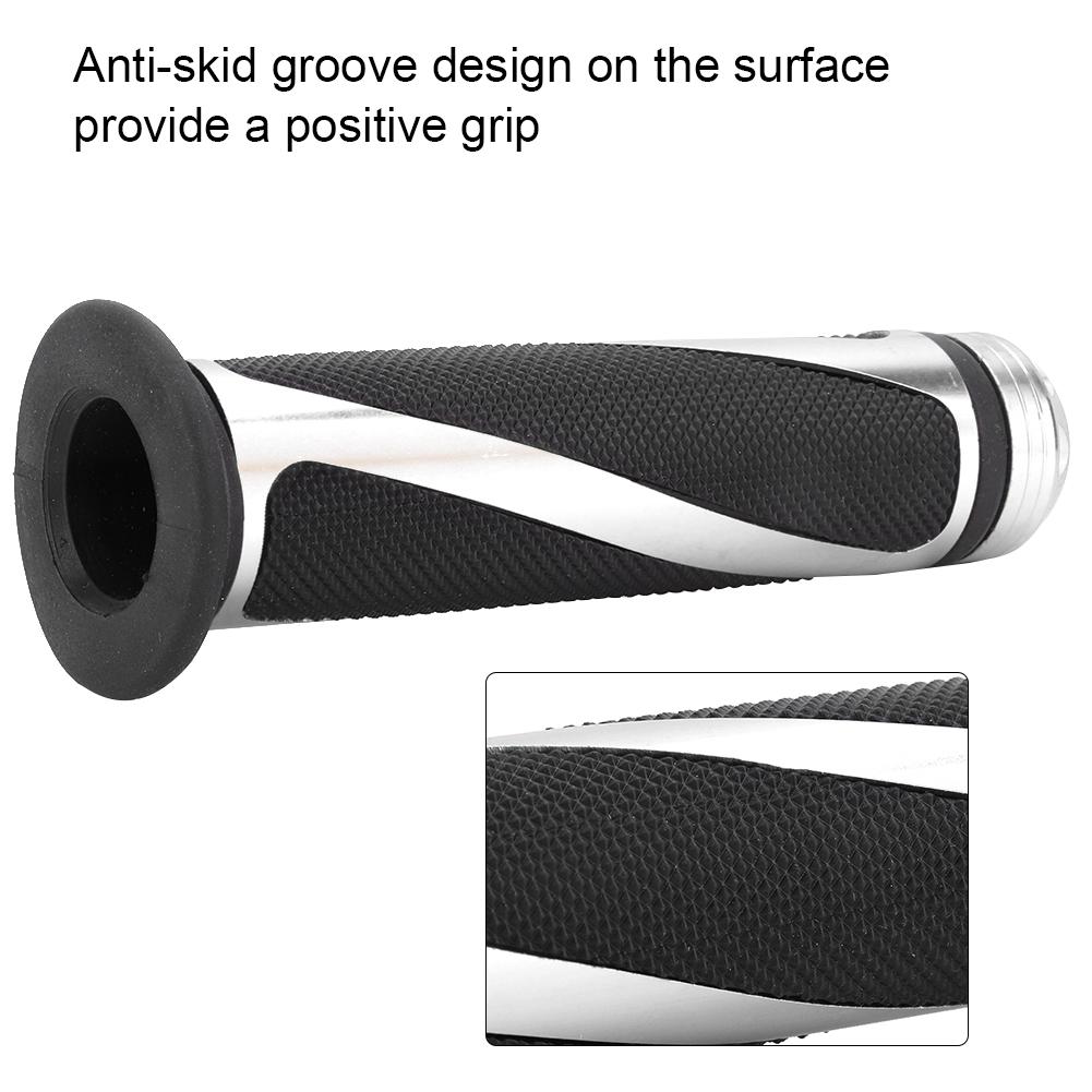 1 Pair Metal Motorcycle Throttle Handlebars Hand Grips Modification Accessory