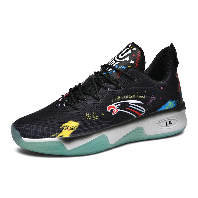 Fashion Basketball Sneaker Man Breathable Mesh Men's Basketball Shoes Anti-slip Wearable Basketball Sneakers for Men Baloncesto