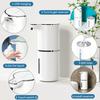 350ml Automatic Soap Dispenser Touchless Foaming Soap Dispenser USB Rechargeable Electric 4 Level Adjustable Foam Soap Dispenser