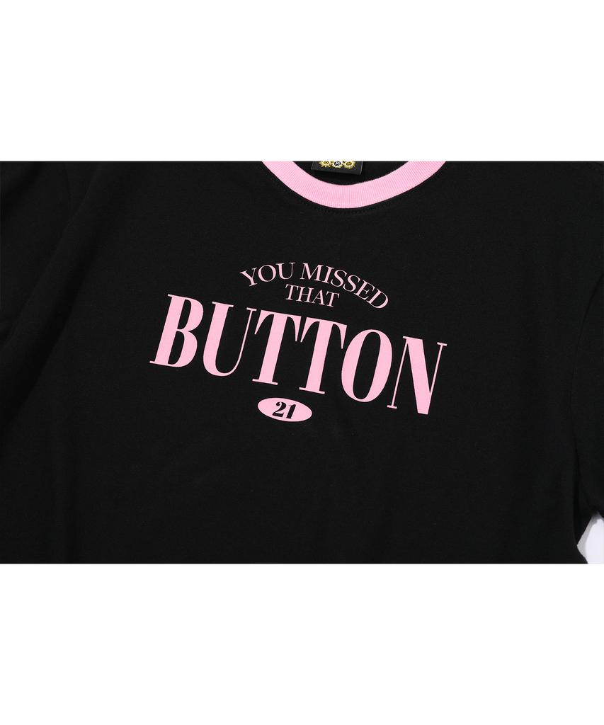 CPGN STUDIO Button Crop Ringer Tea Black