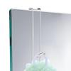 Acryl-Badezimmer-Duschtürhaken über Glastür, Duschhandtuchhalter, stanzfreier Badezimmer-Bademantel-Aufhänger, transparente Handtuchhaken