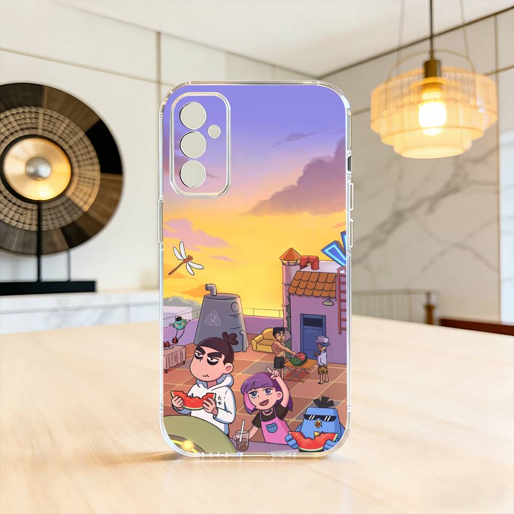S-Scissor Anime Seven Phone Case Transparent Silicone Soft For SamsungA10,12,20,21S,30,31,40,50,51,52,70,71