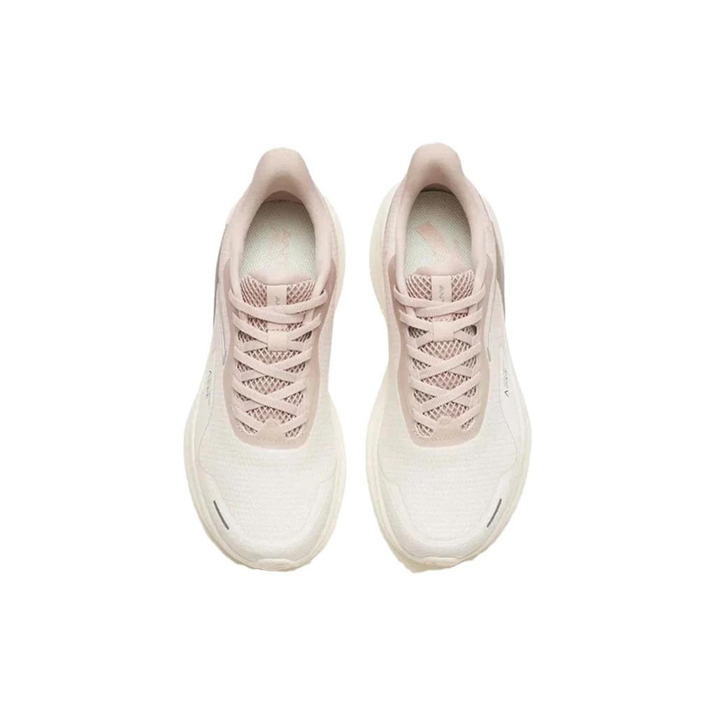 Anta Poison Sting 4 Pohodlné tlumení nárazů Protiskluzové Odolné proti opotřebení Nízké běžecké boty Dámské běžecké boty Bílé Růžové 122315520-7