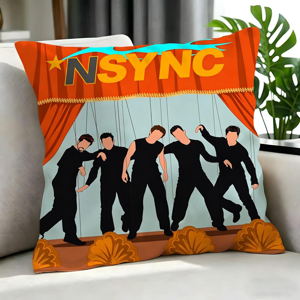 Pop Nsync Kissenbezug Kissenbezug Set 4 Stück 50X50 45X45 40X40 Kissenhülle Dekorativ Sofa Heimdeko