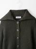 Autumn Academy Style Casual Lapel Ribbed Knit Coat