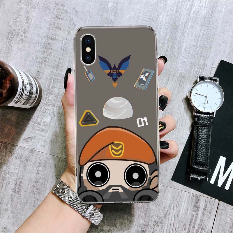 Game Valorant Cute Phone Case For iPhone 18 17 Air 16 15 Plus 11 14 Pro Max 13 Mini 12 7 8 + SE Pattern Art Customized Cover 17 Air
