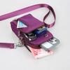 New Mobile Phone Bag, Women's Messenger Bag, Three-layer Zipper Nylon Bag, Vertical Model, Change Bag, Arm Bag.