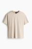 H M Loose FiT T sHirT Beige