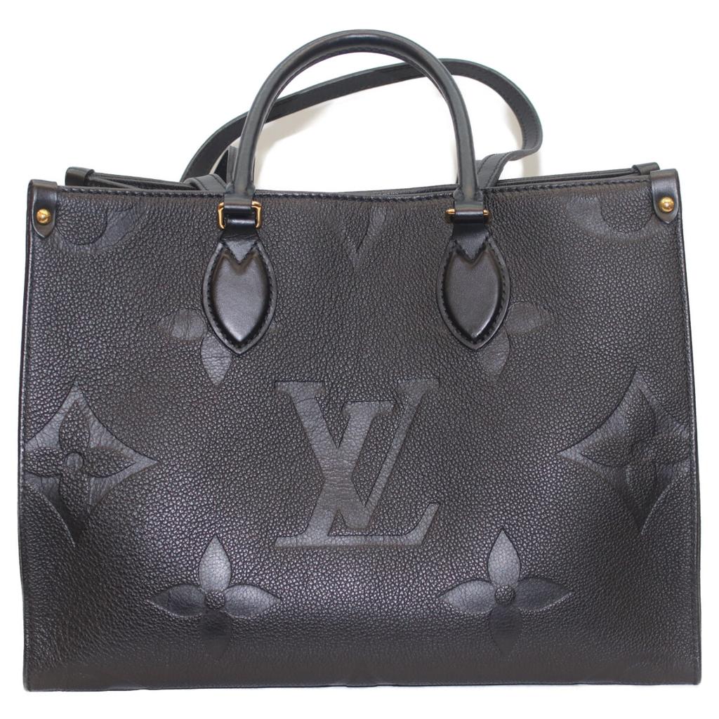 LOUIS VUITTON M45595 Monogram Print Black Onzago MM Tote Bag Monogram Ann PlattUsed