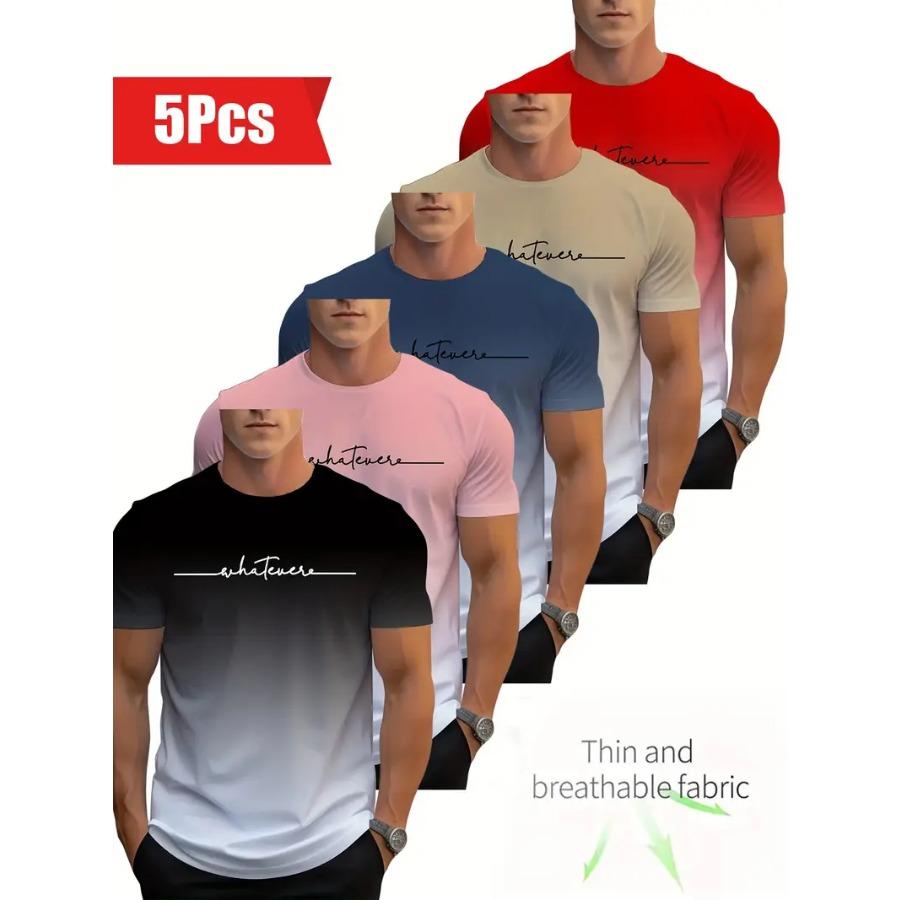 

Мужская оригинальная футболка, набор из 5 штук 6XL