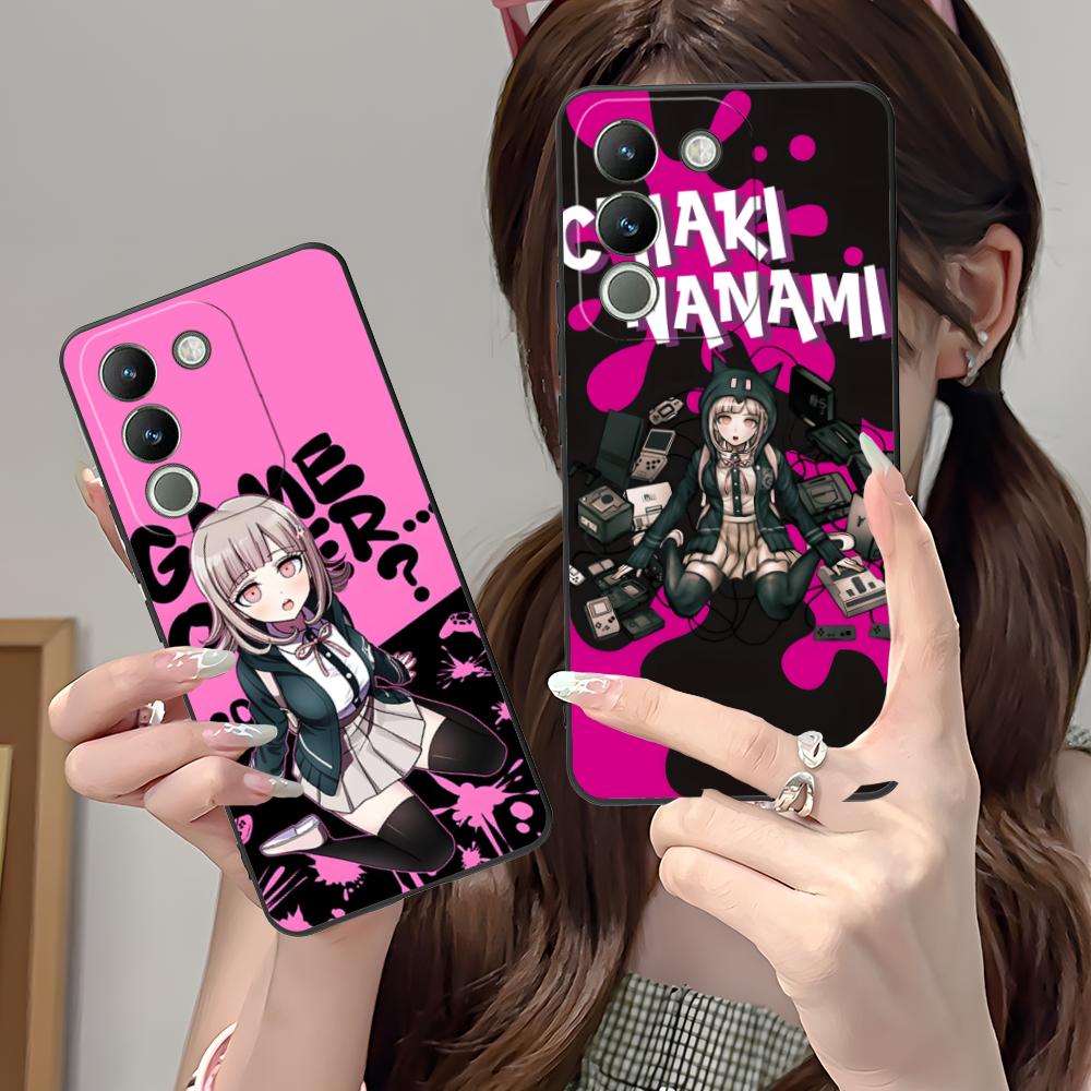 Danganronpa Chiaki Nanami Phone Case for VIVO V60 V50 V40 V30 V29 V27 V25 V23 Pro Lite 5G Soft TPU Shockproof Cover