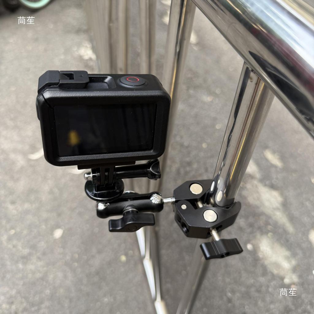 Universal Metal Crab Claw Clip: 360° Mobile & Camera Mount