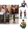 Aquaman Arthur Curry Cosplay Kostüm Bodysuit Perfekt für Halloween Cosplay**