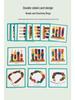 Montessori Wooden Toy: Geometric Shape Beading & Stacking Column for Baby's Focus & Shape Recognition